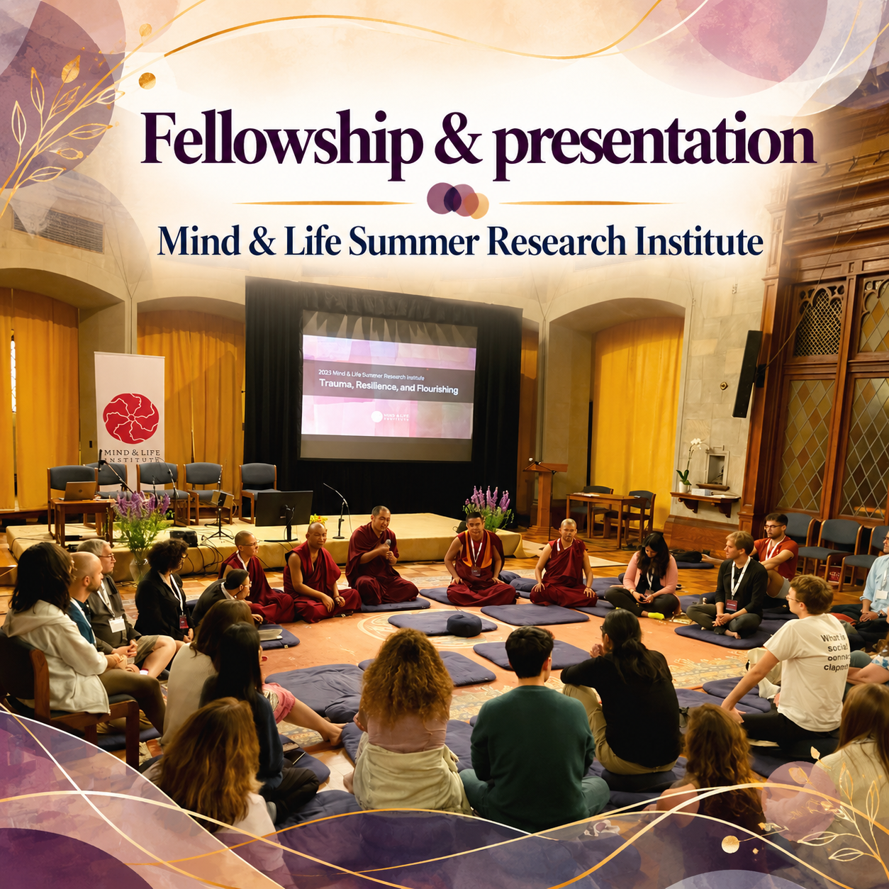 Mind & Life Summer Research Institute 2023 fellowship graphic
